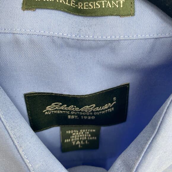 Eddie Bauer Shirts Men’s Tall Large Button Up Bundle Office Career Collegiate - Picture 5 of 16